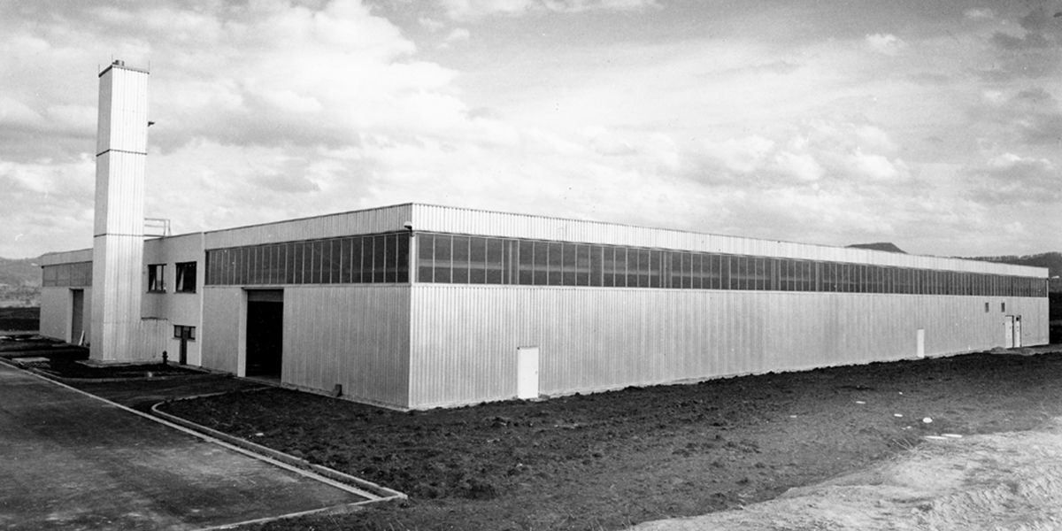 KEMMLIT Gebäude im Jahr 1970